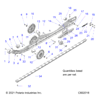 Suspension, Rail Beam Lh/Rh