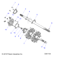 Drive Train, Jackshaft & Driveshaft