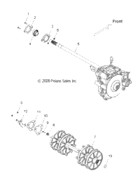 Drive Train, Driveshaft Asm. & Jackshaft Asm