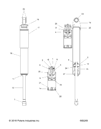 Suspension, Shock, Rear Track All Options