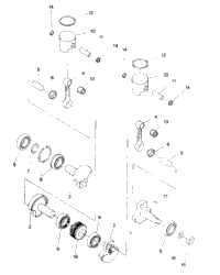 Piston And Crankshaft Sprint E/S