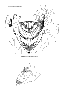 Body, Hood Foam & Fabric