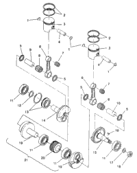 Piston & Crankshaft Classic / & Classic Touring / 0930865