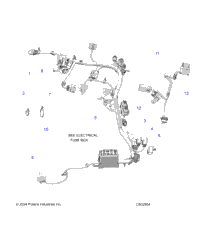 Electrical, Wire Harness, Main And Hood