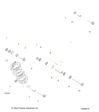 Suspension, Shock Mounting And Spring (C602675)
