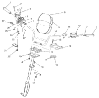 Steering Handlebar Tran Sport 0960143 & Euro Tran Sport