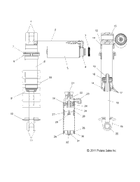 Suspension, Shock, Front Track