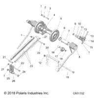 Suspension, Torque Arm, Rear