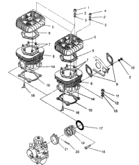 Cylinder Trail 0972761, European Trail E972761, Trail Touring 0972262, An