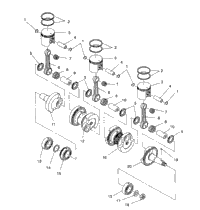 Piston & Crankshaft Xlt/,Xlt Sp/0930667 & Xlt Sks/0930567