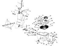 Oil Tank / Air Box Assembly 500 Efi & European 500 Efi E963774