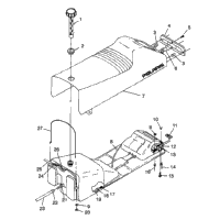 Seat & Gas Tank Trail Rmk