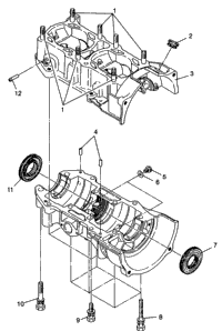 Crankcase Widetrak Lx 0982065 & European Widetrak Lx