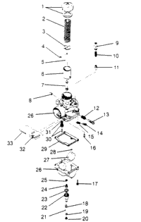 Carburetor Assembly Xlt Sp 0956756, Xlt Sp 0956456, & Europ (4930763076C012)