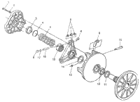 Drive Clutch Widetrak Gt 0972061 & European Widetrak Gt