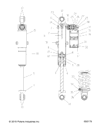 Suspension, Shock, Rear Track, Ltd All Options (600178)