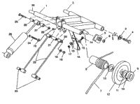 Rear Torque Arm Assembly Storm E940782 & Storm Sks