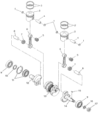 Piston & Crankshaft Lite & Lite Deluxe 0973431