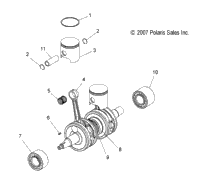 Engine, Piston & Crankshaft
