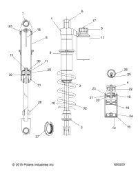 Suspension, Shock, Rear Track, W/Res. All Options