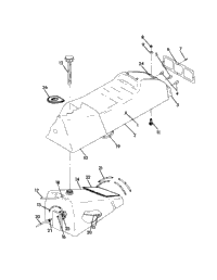 Seat/Gas Tank Assembly 440