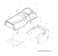Body, Seat Asm