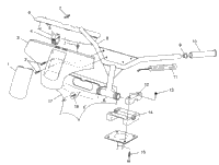 Steering Hndlebr 700 Xcr & Europen 700 Xcr E985678 (4943114311B004)