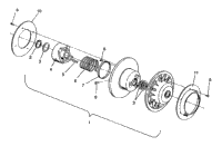Driven Clutch Assembly Rxl/0930768 & Rxl Sks/0930568