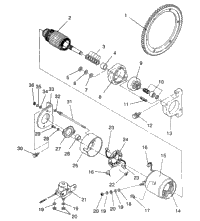 Starting Motor Assembly Classic Touring / 0930865