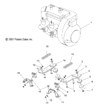 Engine, Mounting
