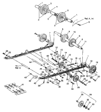 Suspension Assembly Widetrak Gt & European Widetrak Gt E962061