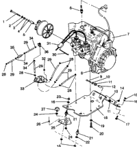 Engine Mounting Widetrak Gt