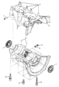 Crankcase Tran Sport & European Tran Sport E970143