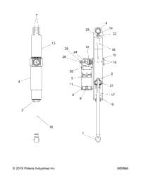 Suspension, Shock, Rear Track All Options (600968)