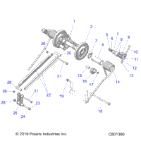 Suspension, Torque Arm, Rear
