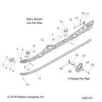 Suspension, Rail, Lh/Rh