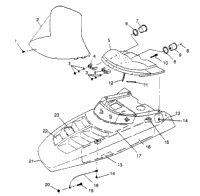 Hood 500 0972764, European 500 E972764, 500 Sks , European 500 Sks