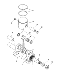 Piston & Crankshaft Star Lite