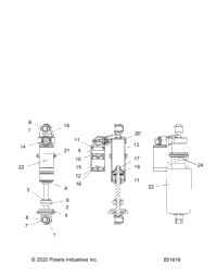 Suspension, Shock, Front Track