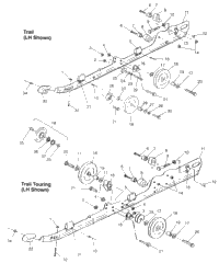 Rail Mounting Trail 0972761, European Trail E972761, Trail Tou (4938313831C004)