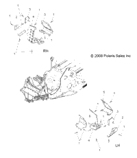 Chassis, Footrests