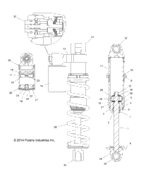 Suspension, Shock, Front Track