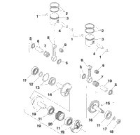 Piston & Crankshaft E970243