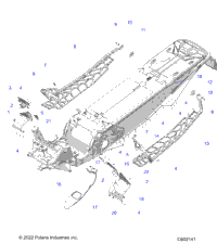 Chassis, Clutch Guard, Footrests, & Runningboards