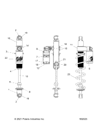 Suspension, Shock, Rear Track, Velocity 7045537
