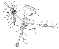 Steering Handlebar Assembly Storm E940782 & Storm Sks
