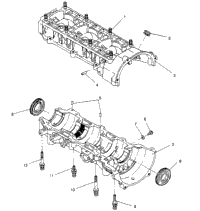 Crankcase Xlt Rmk , Xlt Sks 0960556 & European Xlt Sks E960556