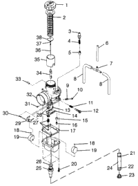 Crburetor 700 Xcr & Europen 700 Xcr E985678 (4943114311D002)