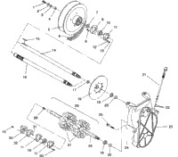 Drive Train Assembly Trail/0930761 & Trail Deluxe/0930243