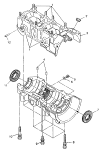 Crankcase Widetrak Lx & European Widetrak Lx E972065